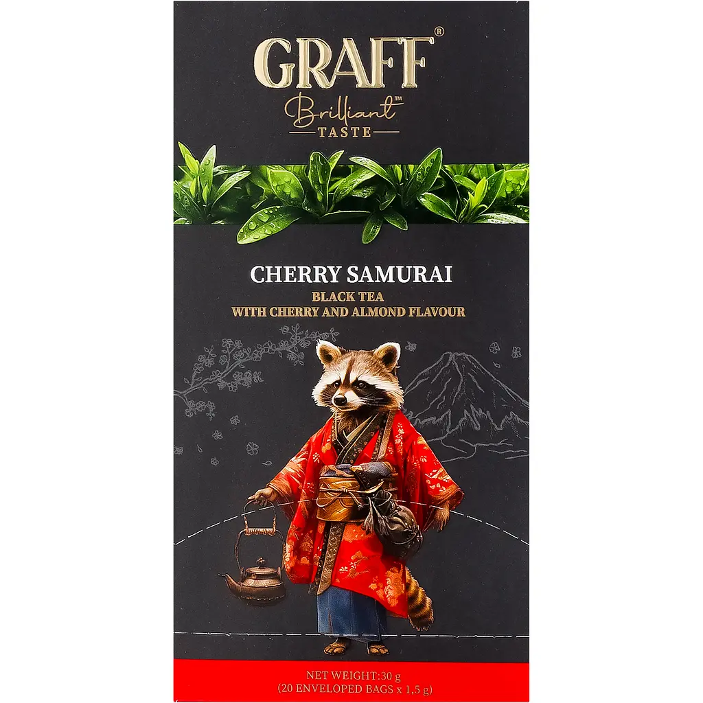 Чай чорний Graff Cherry Samurai 30 г (20 шт. х 1.5 г) - фото 6
