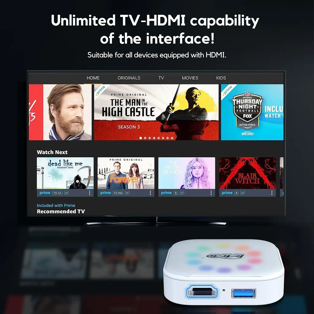 Бездротовий CarPlay адаптер MMB WJAN-TV2.0 Android 12 з HDMI, YouTube та Netflix - фото 5