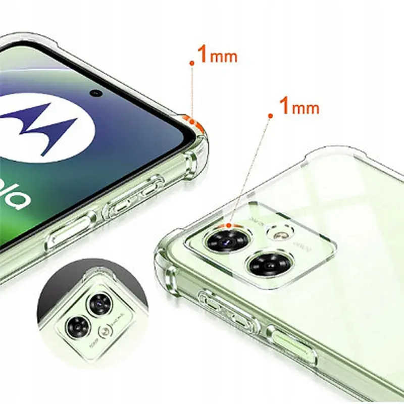 Чохол до мобільного телефона BeCover Anti-Shock Motorola Moto G54 / G54 Power Clear (710610) - фото 3