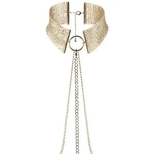 Намисто-комір Bijoux Indiscrets Desir Metallique Collar - Gold - фото 2