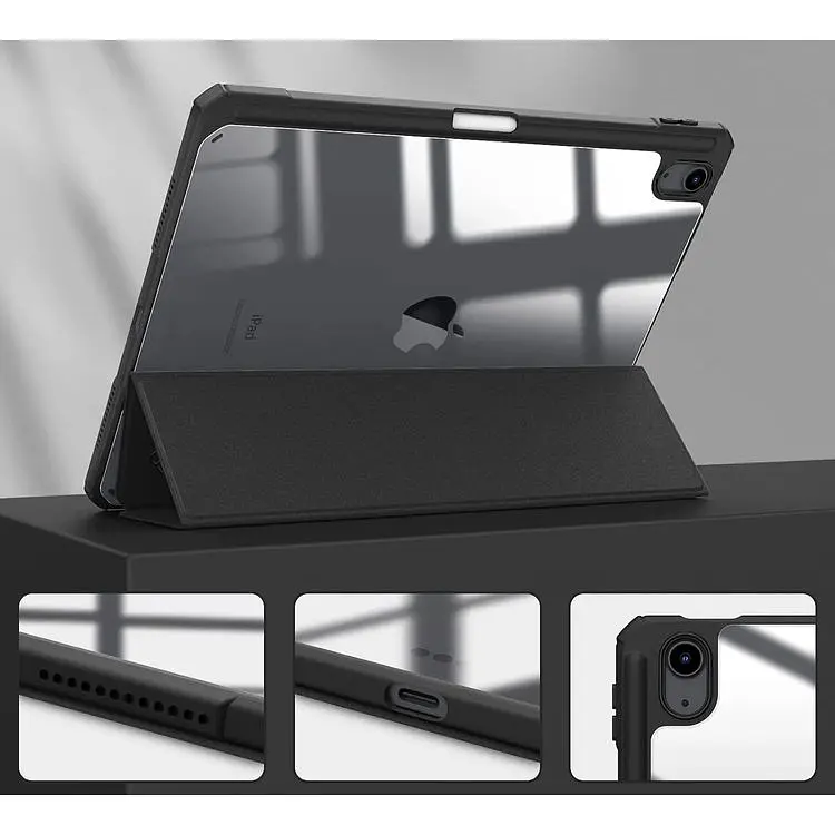 Чохол-книжка BeCover Soft Edge TPU з кріпленням Apple Pencil для Apple iPad Air 11" M2/M3 2024/2025 Black (711702) - фото 2