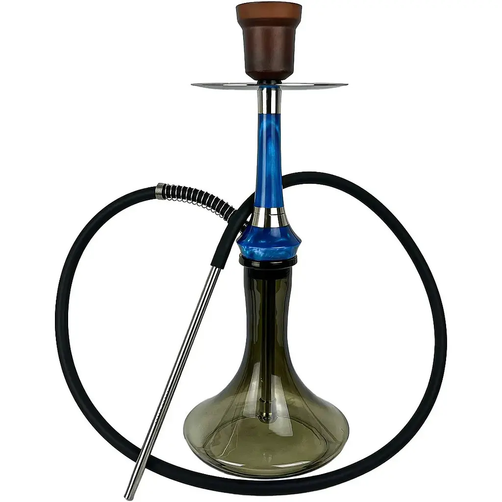 Кальян Totem Hookah Monolit Optima Ocean Blue Craft Brown - фото 2