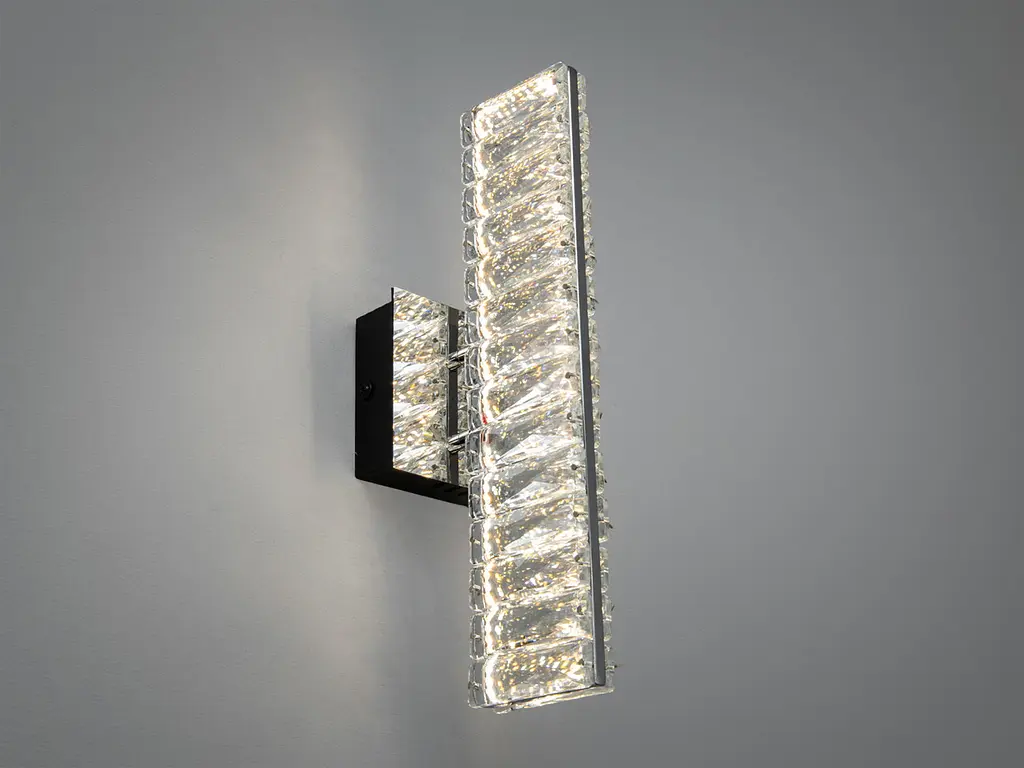 Бра настінне LED Diasha D88010/B-320CH кришталеве хром 8 Вт - фото 3