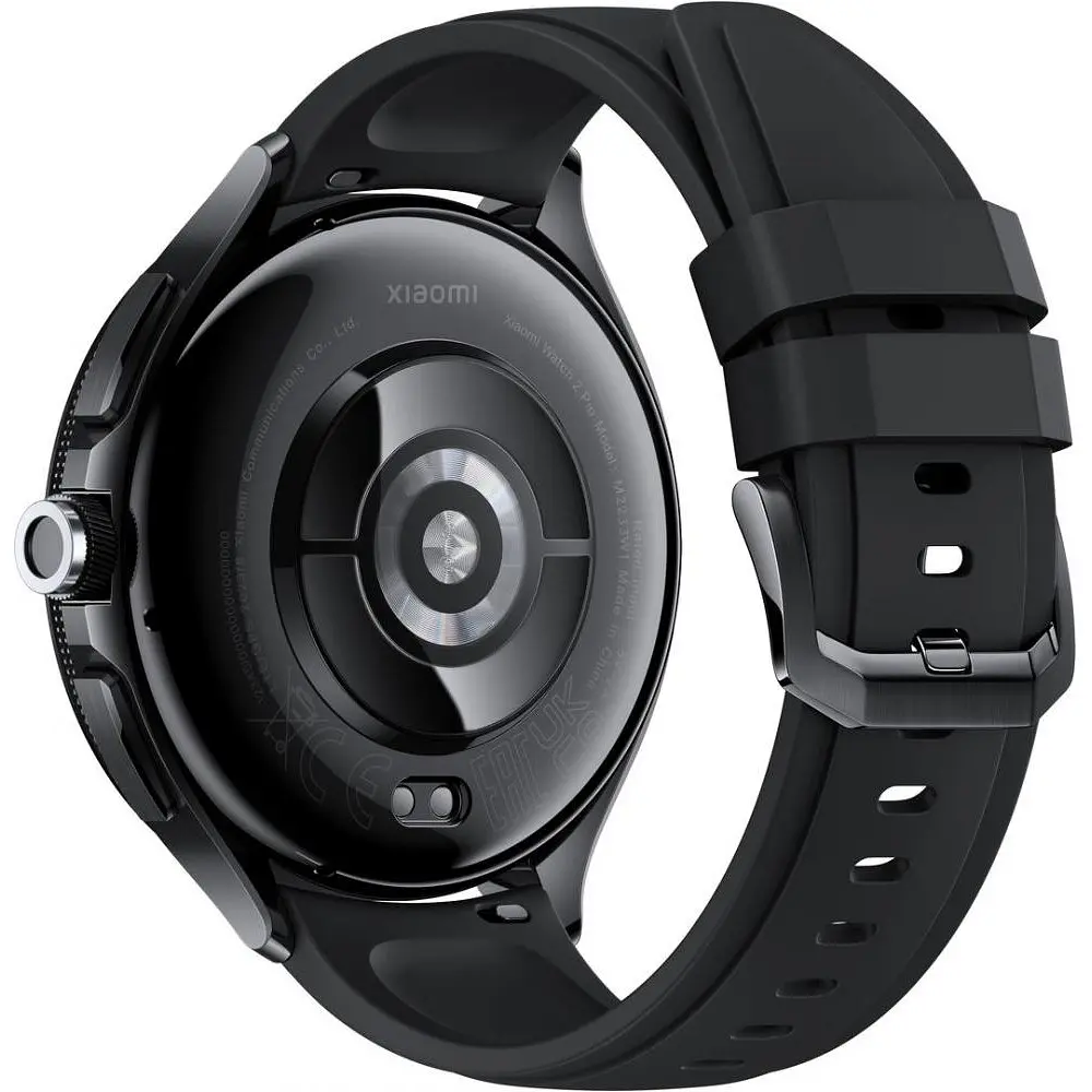 Смарт-часы Xiaomi Watch 2 Pro Bluetooth Black Case with Black Fluororubber Strap (BHR7211GL) - фото 4