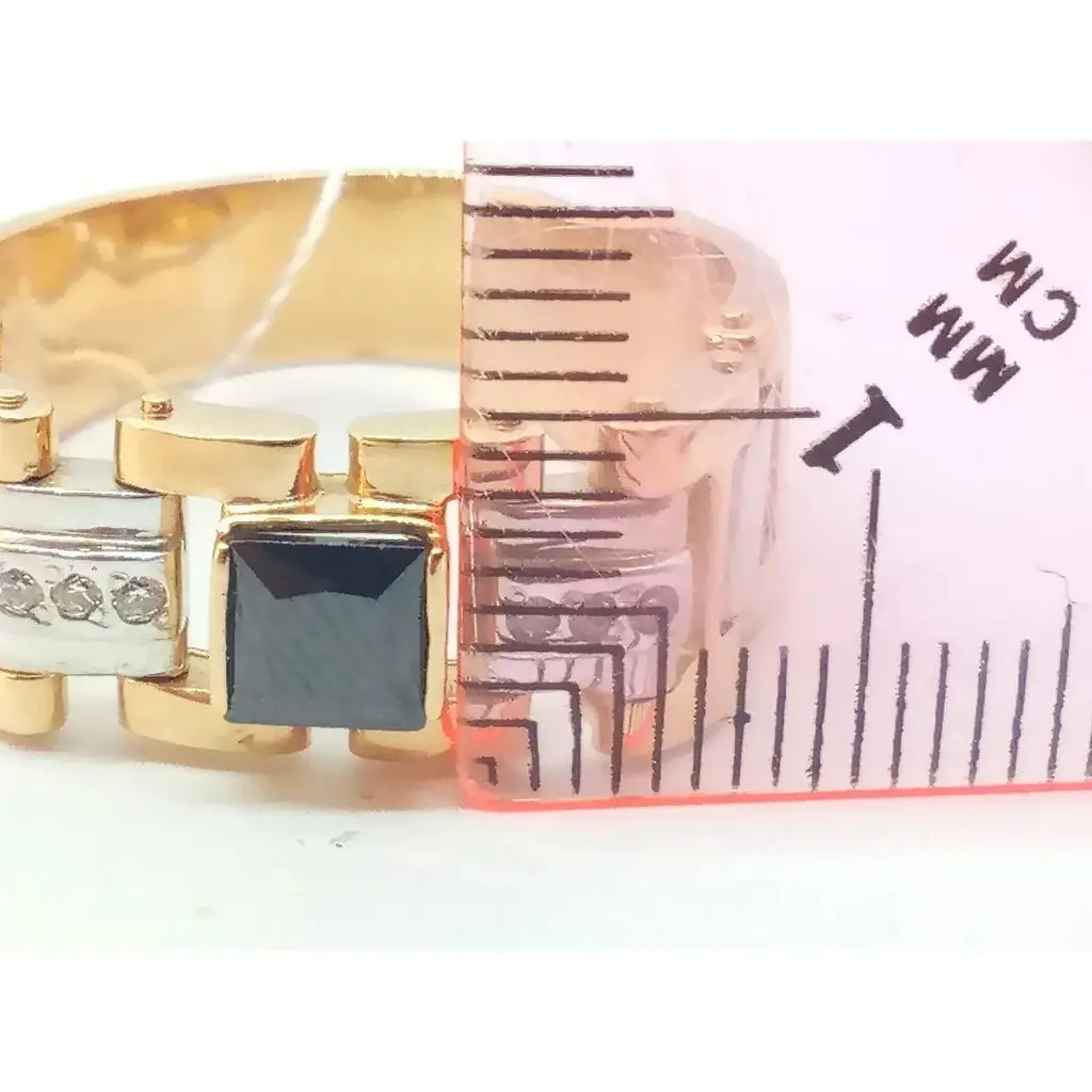 Золоте кільце Імперія золота з фіанітами. ПЧ044.010И 21 - фото 5