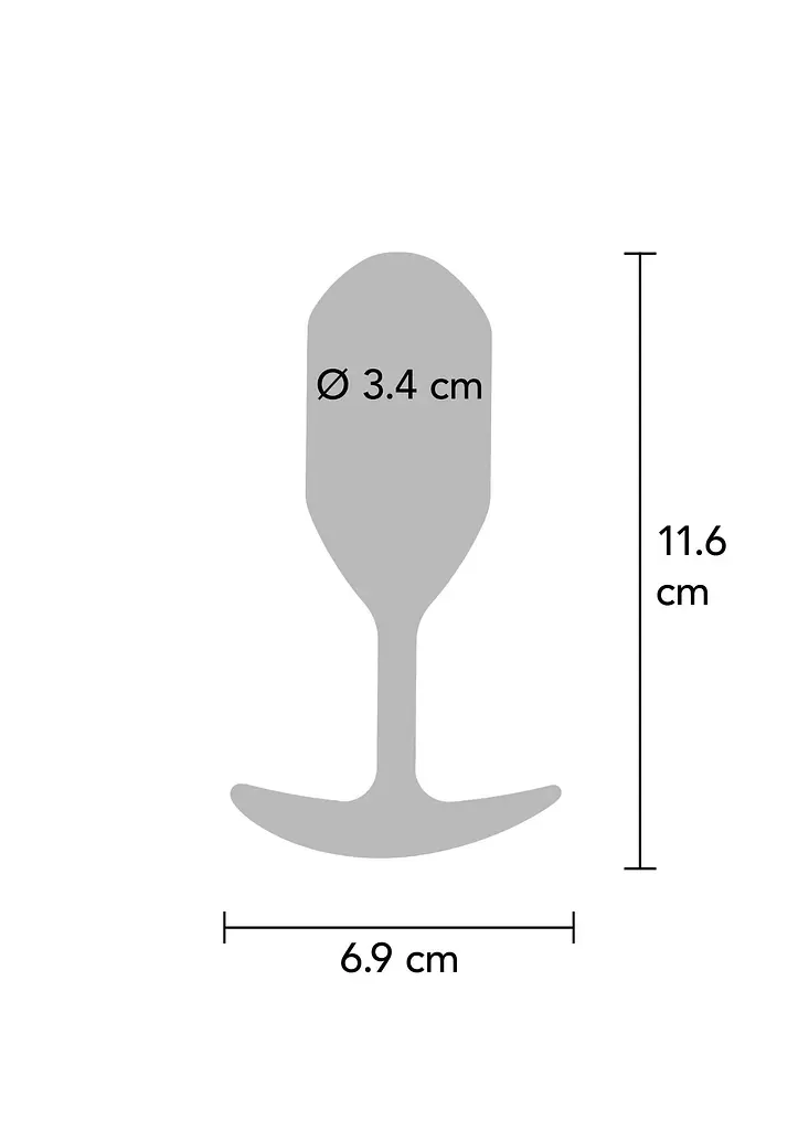 Анальна пробка ToyJoy Weighted Plug, 11.6 см - фото 5
