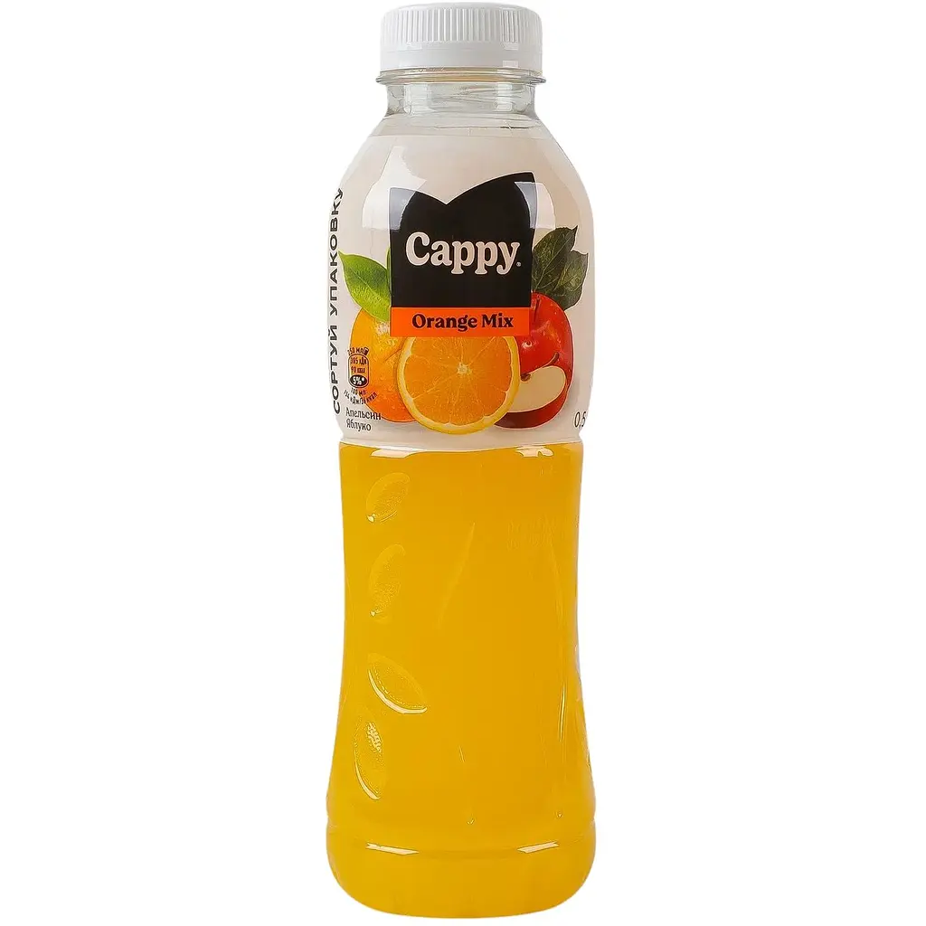 Напій соковий Cappy Orange mix апельсин яблуко 0.5 л