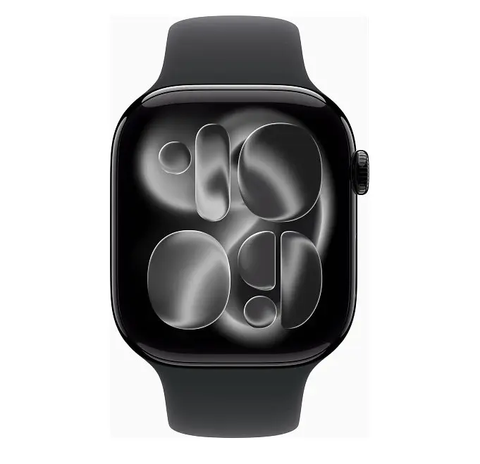 Смарт-годинник Apple Watch Series 11 GPS 46mm Jet Black Alu. Case w. Black S. Band - M/L (MEUX4) - фото 2