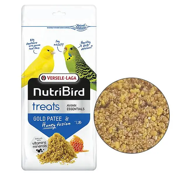 Яєчний корм для птахів Versele-Laga NutriBird Gold Patee Honey Fusion НУТРІБЕРД з медом 250 г (422231)