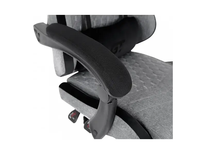 Комп'ютерне крісло для геймера GT Racer X-2324 Fabric Gray/Black Suede - фото 10