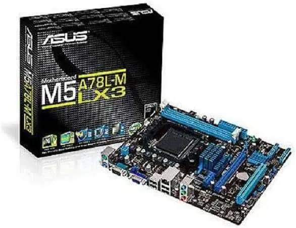 Материнська плата ASUS M5A78L-M LX3 (M5A78L-M LX3) (Socket AM3+, AMD 760G, Micro-ATX) Б/в - фото 2