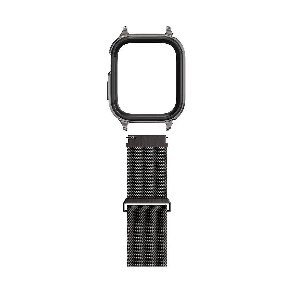 Чохол-ремінець Spigen Metal Fit Pro для Apple Watch 44/45mm Graphite (ACS04585) - фото 4