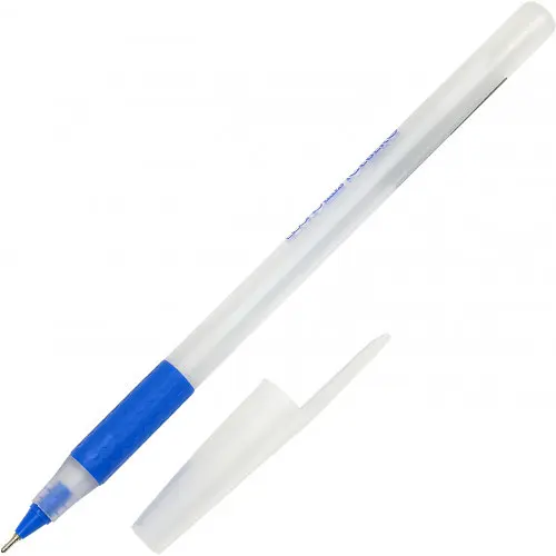Ручка масляна ECONOMIX ICEBERG 0,7 мм, пише синім E10197-02 (50) - фото 2