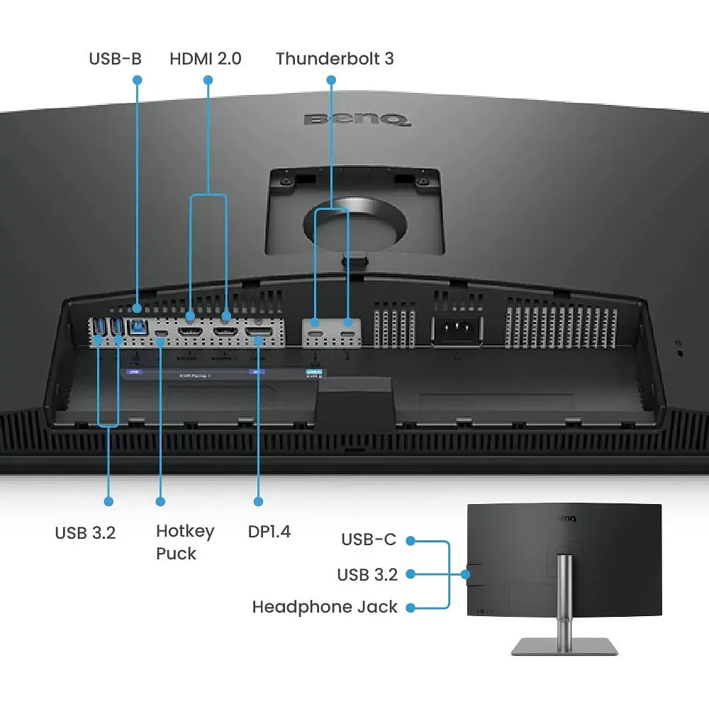 Монітор BenQ 32` PD3225U (9H.LLYLA.TBE) [147900] - фото 10