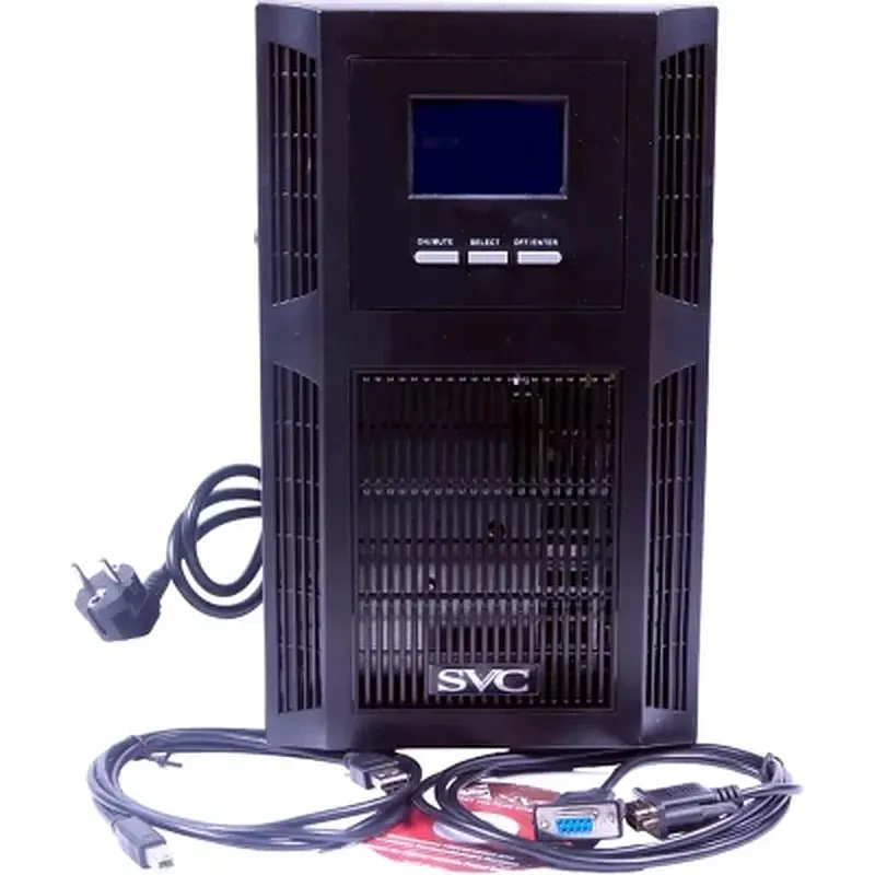 Пристрій безперебійного живлення SVC PT-3KSB-LCD 3000VА (PT-3KSB-LCD) - фото 3