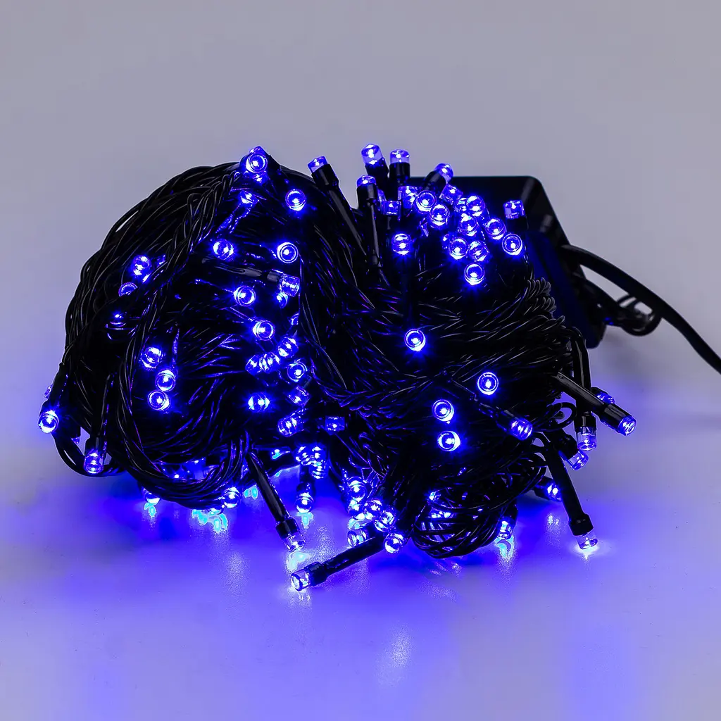 Гірлянда Нитка 161 LED довжина 14 метрів, синій GarlandoPro M300LEDBL - фото 7