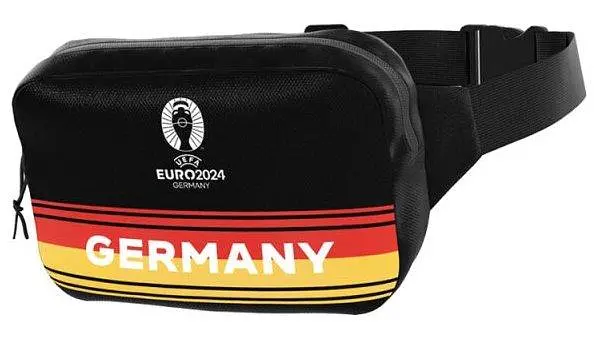 Дитяча сумка на пояс, бананка Euro2024 Germany Чорна - фото 3