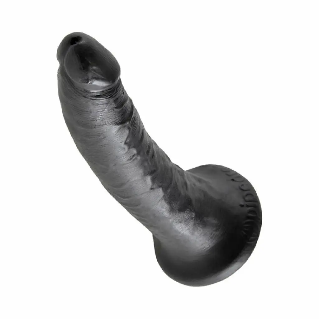 Фалоімітатор King Cock 7 Inch 18 см чорний - фото 2