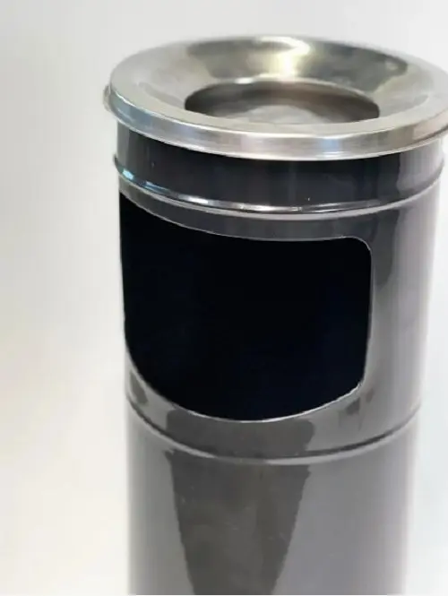 Підлогова урна з попільничкою Maxiflow чорна 19х60 см (4418.1960S.102.00) - фото 7