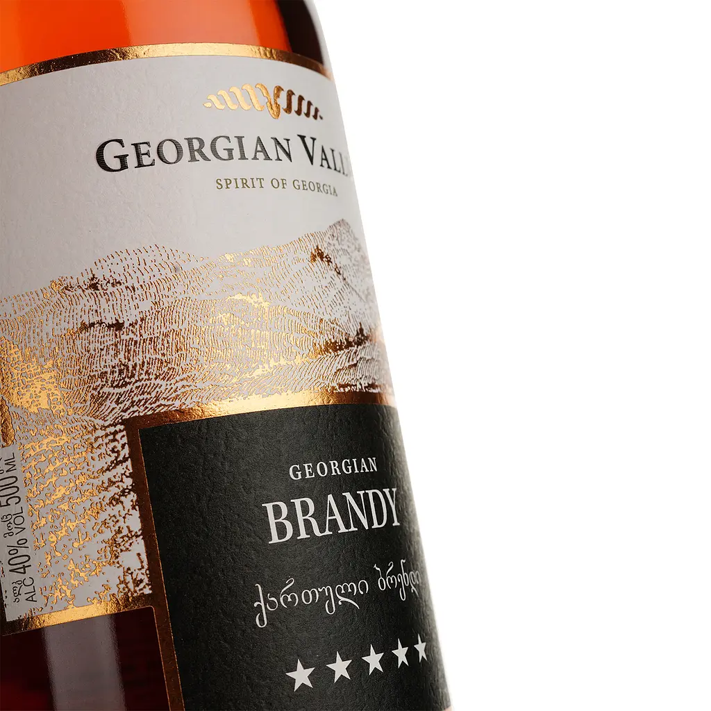 Бренди Georgian Valleys 5 yo, 40%, 0,5 л - фото 3