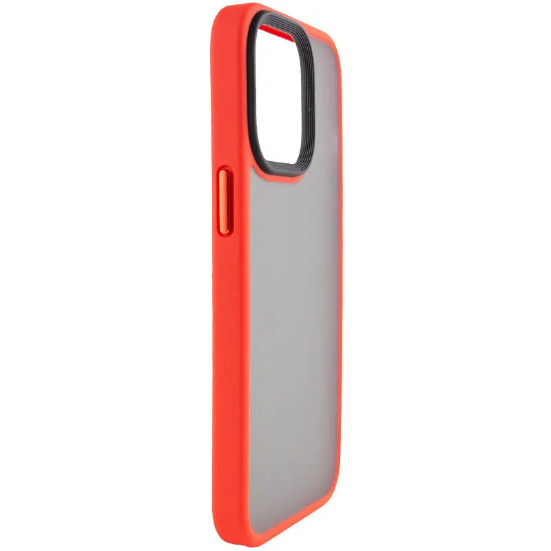 TPU+PC чохол Metal Buttons для Apple iPhone 14 Pro 6.1" Червоний - фото 3