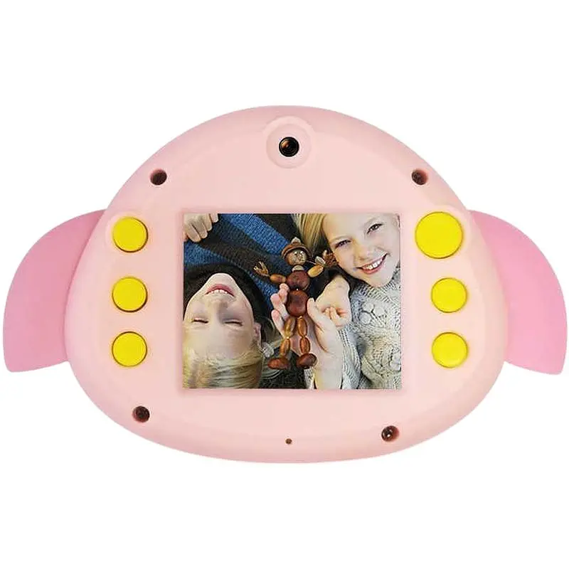 Цифровий фотоапарат дитячий Upix Kids Camera SC11 Pink - фото 2