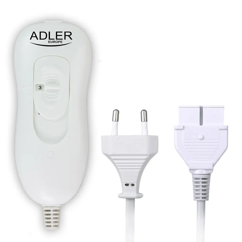 Электропростынь Adler AD 7426 двуспальная 2х60 Вт 150x160 4 уровня нагрева сиреневый - фото 3