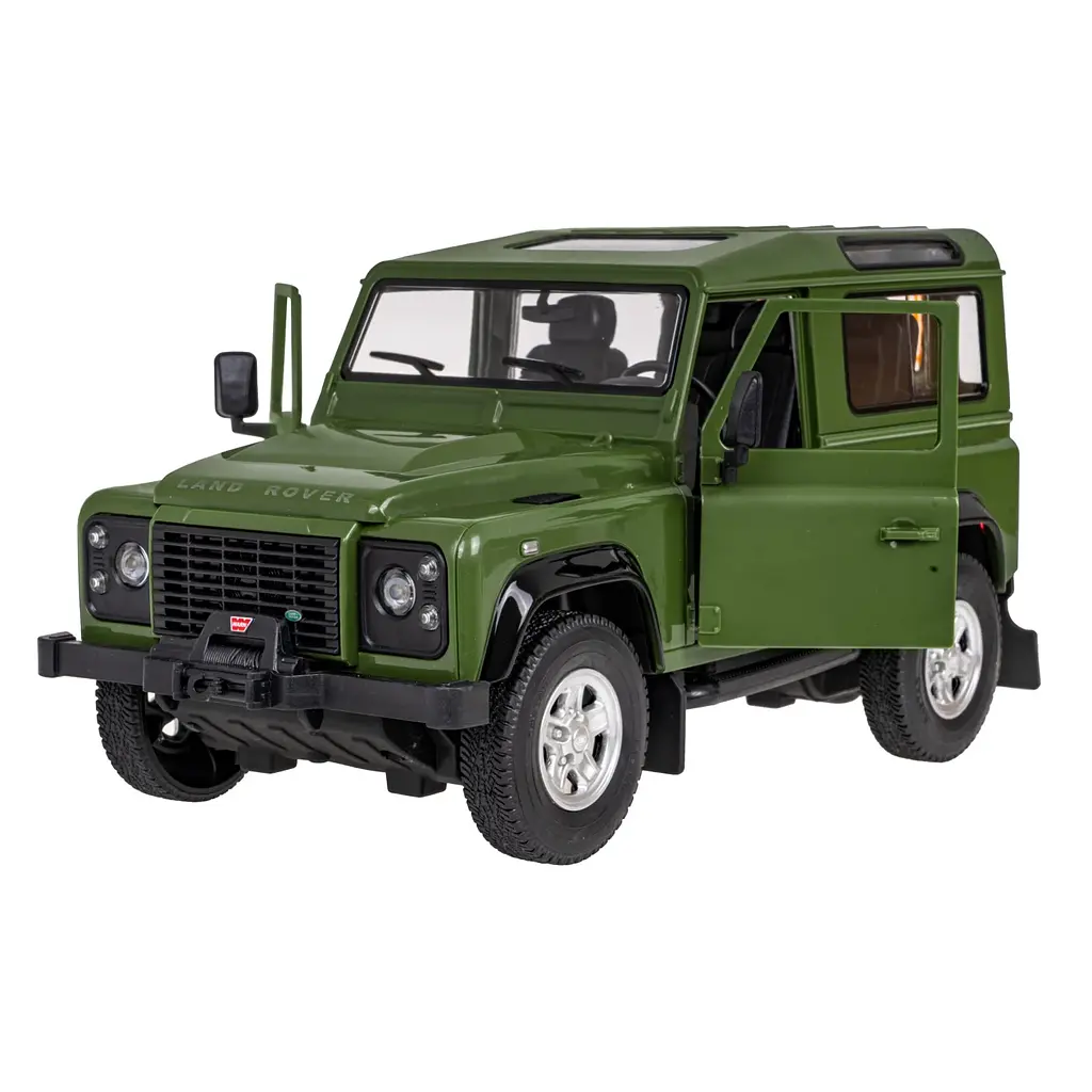 Машинка RASTAR Land Rover Defender 1:14 зеленый 78400 - фото 3