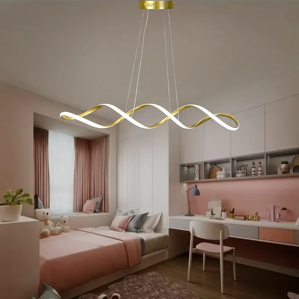 Підвісна LED-люстра Art MD240513/100GD - фото 4