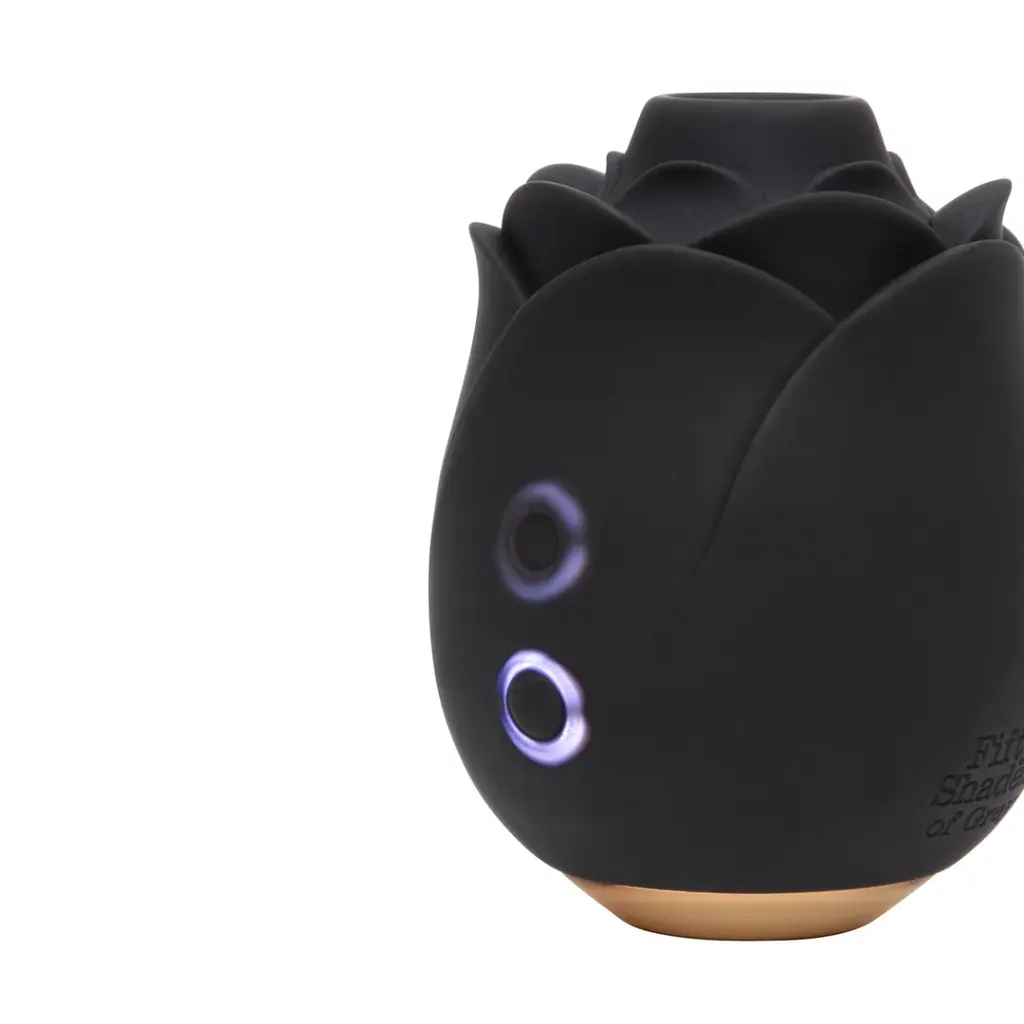 Вакуумний стимулятор клітора Fifty Shades of Grey Hearts Flowers Stimulator чорний - фото 8