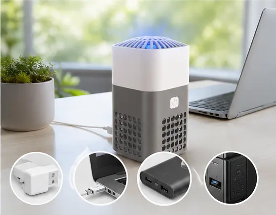 Портативний відлякувач комах Mosquito Repellent USB до 50 м² - фото 2