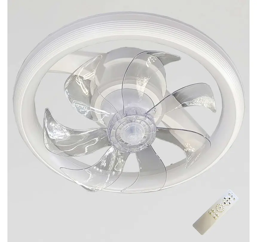 Стельова LED-люстра-вентилятор Artlight FS307WH, біла, 76 Вт, від 10-18 м² - фото 2