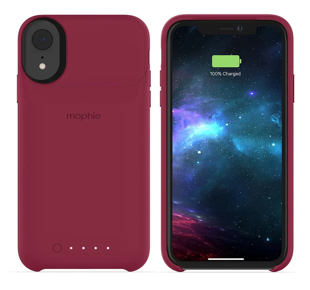 Чохол-акумулятор із бездротовою зарядкою Mophie Juice Pack Access Power Bank 2000 mAh для iPhone XR Red - фото 10
