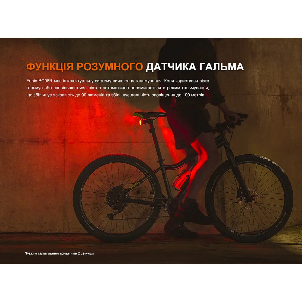 Велофара задня Fenix BC06R - фото 10