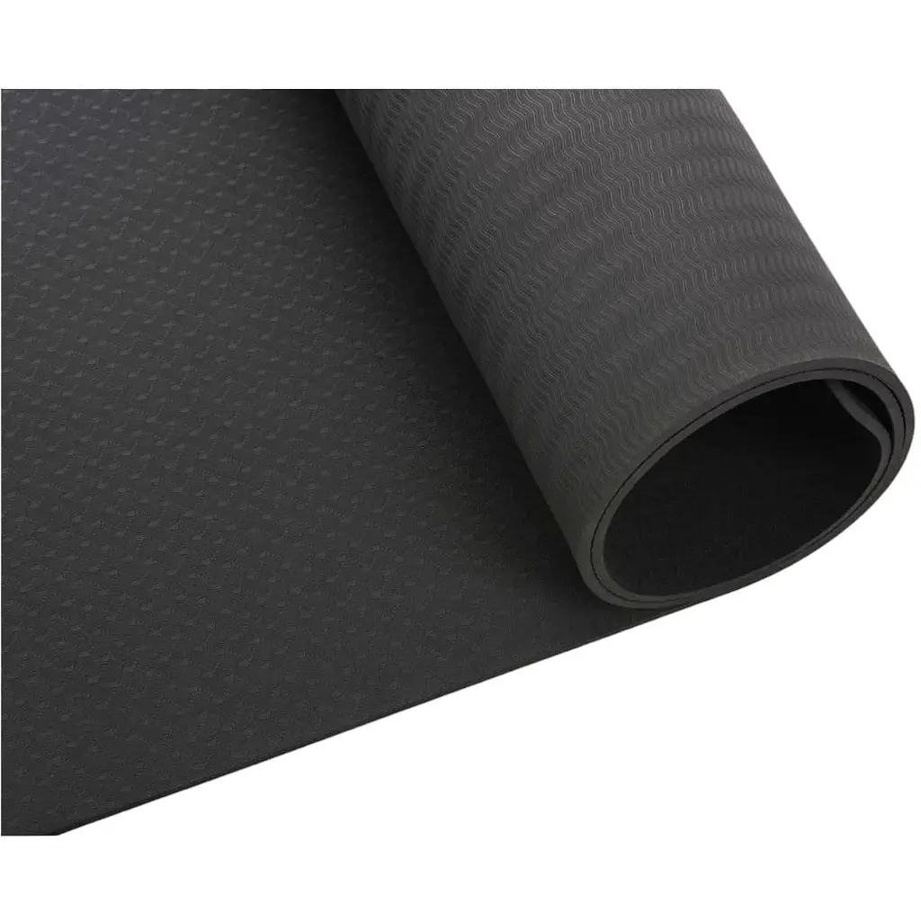 Килимок для фітнесу та йоги Gymtek Premium TPE 0.5 см чорний - фото 7