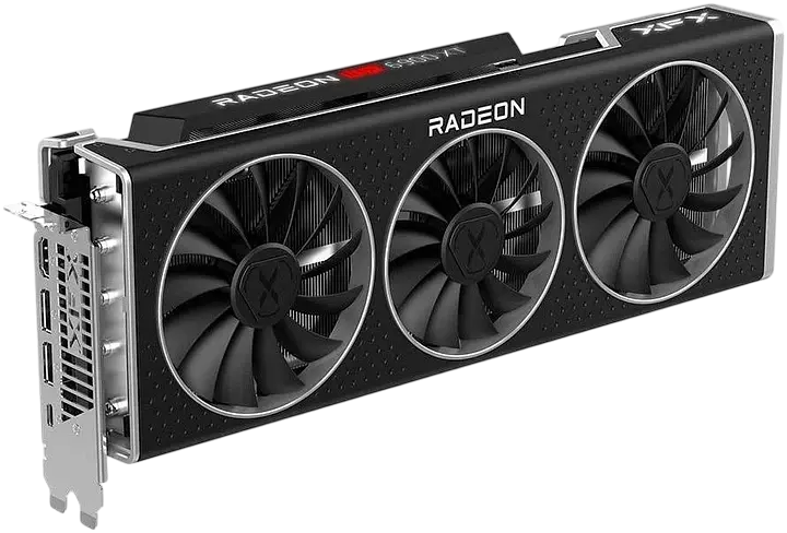 Видеокарта AMD Radeon RX 6900 XT 16GB XFX Speedster MERC 319 Black Gaming (RX-69XTATBD9) Б/У - фото 2