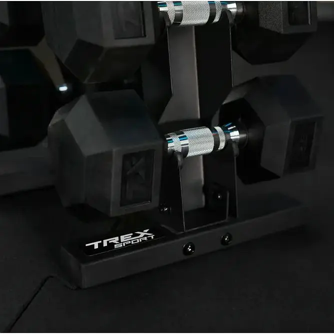 Стойка-пирамида Trex Sport для хранения 5 пар гантелей TX-055DR - фото 8