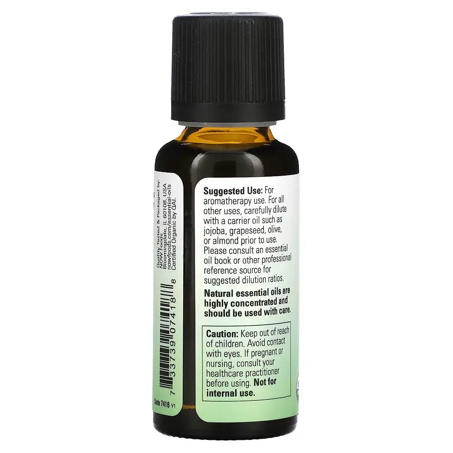 Эфирное масло Now Essential Oils Organic Geranium 30 мл - фото 3