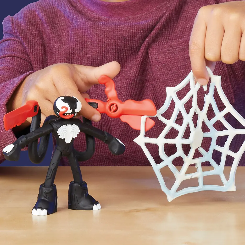 Набор для творчества Hasbro Play-Doh Marvel с массой для лепки Человек-паук (F9827) - фото 18
