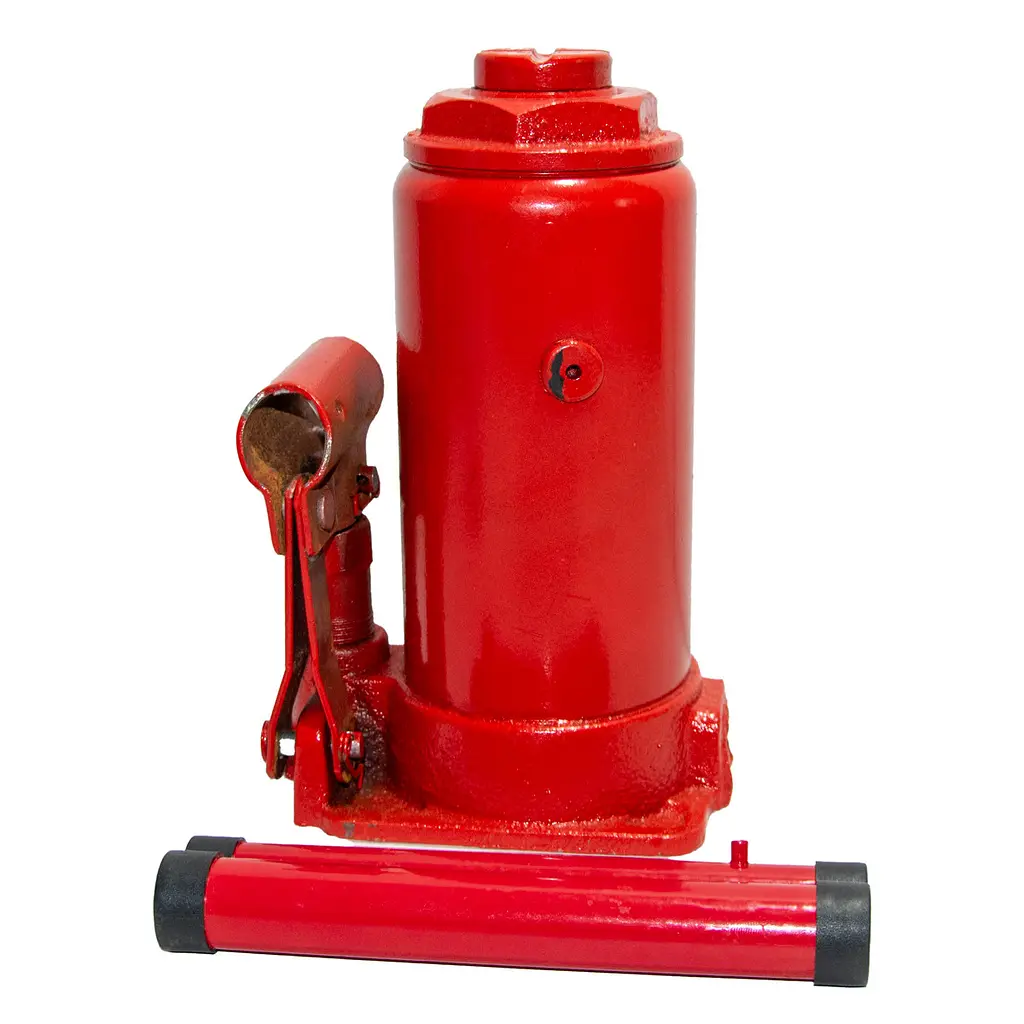 Домкрат гідравлічний Hydraulic Jack, вантажопідйомність 10 тонн, висота підйому 200–380 мм, червоний - фото 3
