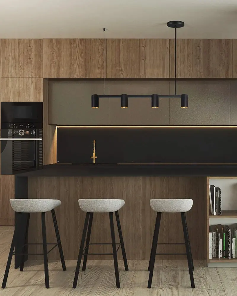 Подвесной светильник, люстра Goldlux 326171 Maribel GU10 4x10W IP20 Черный - фото 2
