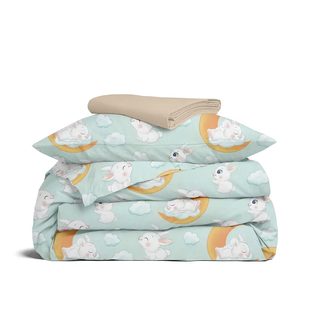Дитяча постільна білизна в ліжечко SOFT BUNNY CS1 COSAS (4822052348871)