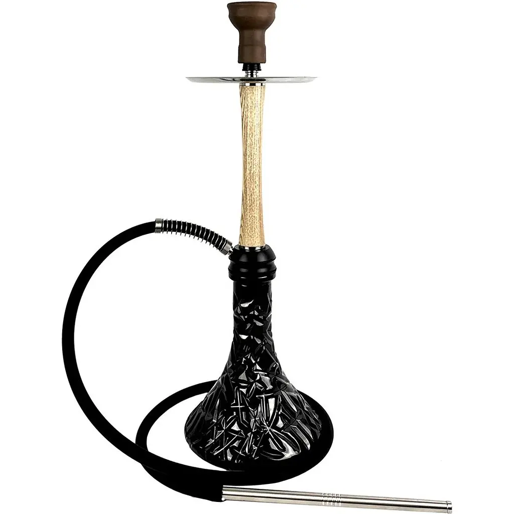 Кальян Aroma Hookah X-Ray Wood Original Craft Crystal Black - фото 2