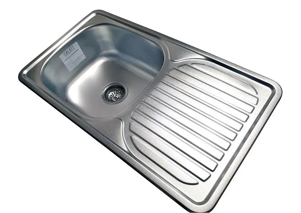 Кухонна мийка Romzha Anka Satin RO47140, Сірий - фото 6