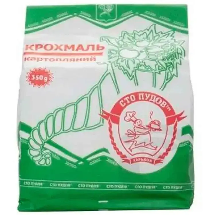 Крохмаль СТО ПУДІВ 350г картопляний