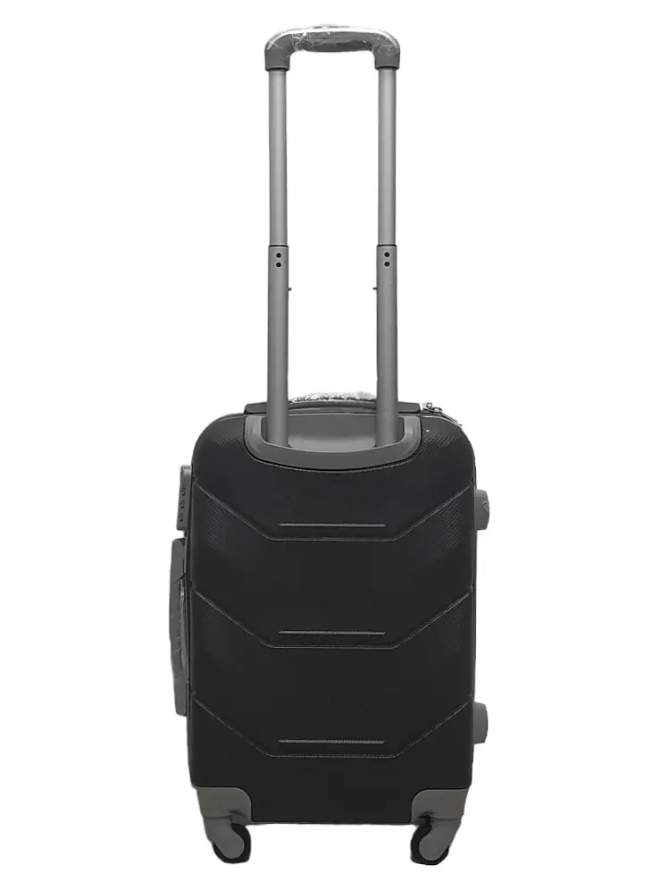 Валіза маленька S ABS-пластик Milano bag 147M 55×38×23см 45л Чорний - фото 2