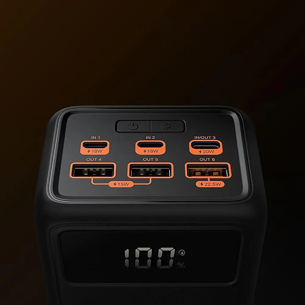 Павербанк Veger Black 50 000 mAh / 22.5 Вт (W5001.black) - фото 7