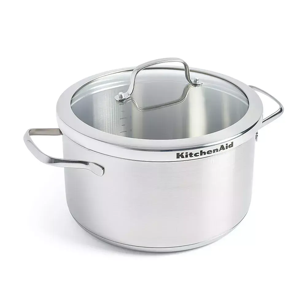 Каструля з кришкою KitchenAid Proline, 24 см, 5,7л (CC001879-001)