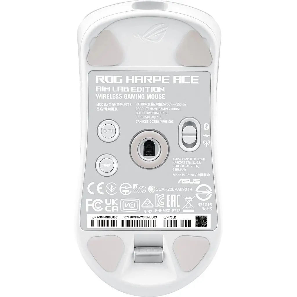 Миша бездротова Asus ROG Harpe Ace Aim Lab Edition White (90MP02W0-BMUA10) - фото 9