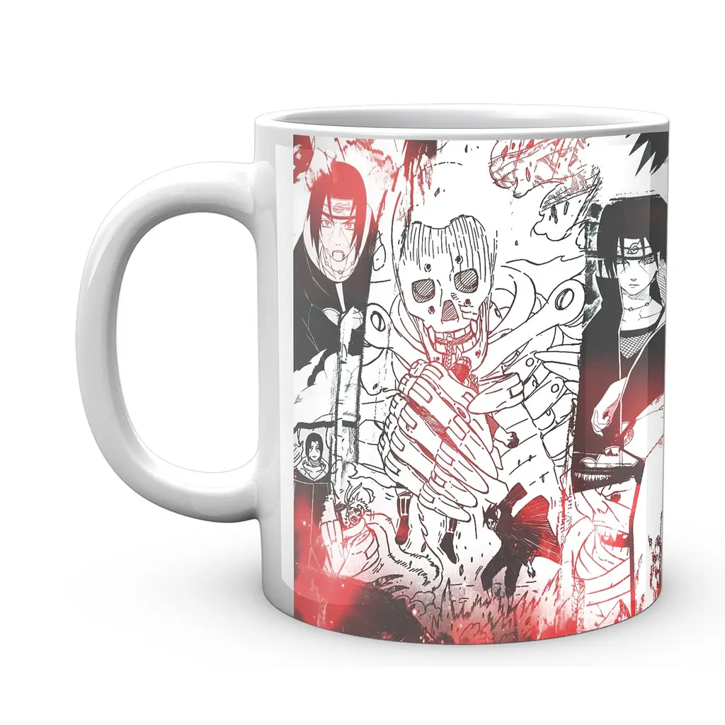 Кружка GeekLand Наруто Naruto У стрибку на червоному тлі NA.02.597 - фото 3